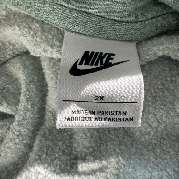 Nike Heather Green Hoodie - Picture 3 of 4